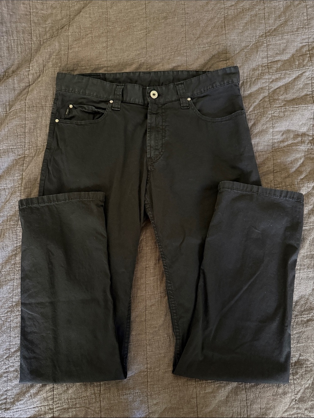 Armani Jeans 32/31 Men's Black Straight-Leg Jeans